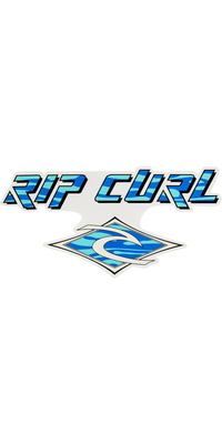 2026 Rip Curl -logo-klistermærker 132MUT - Black / Blå
