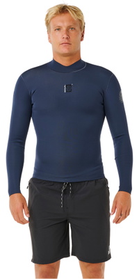 2026 Rip Curl Mens Dawn Patrol 1.5mm Long Sleeve Jacket 12RMWJ - Navy