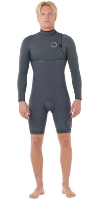 2026 Rip Curl Herre E-Bomb 2mm Zip Free Langærmet Forårsdragt 123MSP - Iron