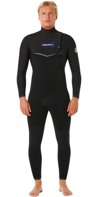 2026 Rip Curl Herre E-Bomb 4/3mm Zip Free Wetsuit 17MMFS - Black / Blue