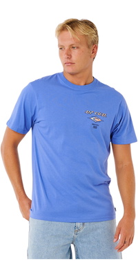 2026 Rip Curl Herre Fade Out Icon T-shirt 0CAMTE - Blue Haze