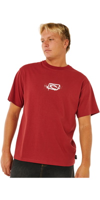 2026 Rip Curl Herre Medina Inner Vision Spray Tee 0XEMTE - Merlot