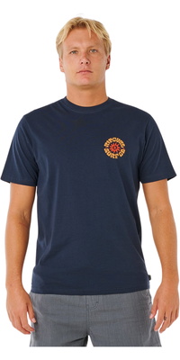 2026 Rip Curl Herre Pacific Rinse Circle Tee 0XDMTE - Dark Navy