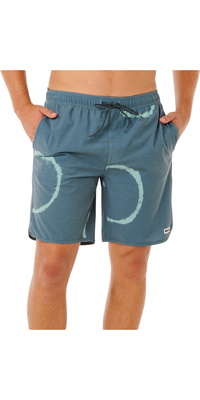 2026 Rip Curl Herre Pacific Rinse Dye Volley Boardshorts 0EEMBO - Moss