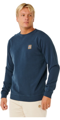 2026 Rip Curl Herre Pacific Rinse Patch Crew 0AMMFL - Dark Navy