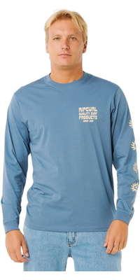 2026 Rip Curl Herre Stillehavets Skylle Trøje 0Y6MTE - Bluefin
