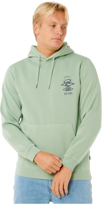 2026 Rip Curl Herre Søgeikon Hoodie 0AKMFL - Aloe