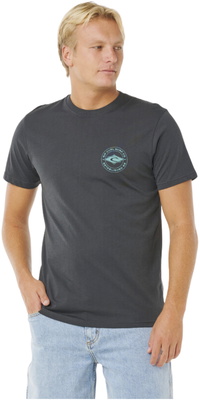 2026 Rip Curl Herre Staple Tee 0TQMTE - Washed Black