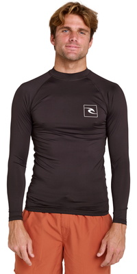 2026 Rip Curl Herre Streamline UPF Langærmet Lycra-vest 171MRV - Black