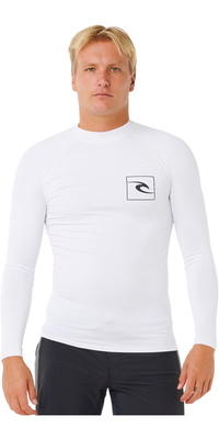 2026 Rip Curl Herre Streamline UPF Langærmet Lycra-vest 171MRV - White