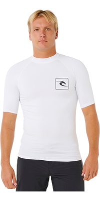 2026 Rip Curl Herre Streamline UPF Kortærmet Lycra-vest 172MRV - White