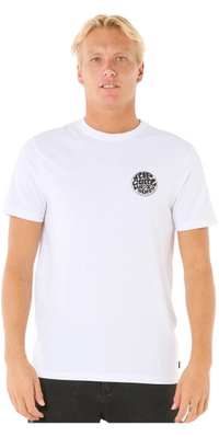 2026 Rip Curl Herre Wettie Ikon T-shirt 10VMTE - Optical White