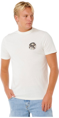 2026 Rip Curl S Herre-Wettie Passage Icon T-shirt 10EMTE - Bone