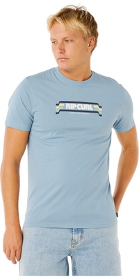 2026 Rip Curl Herre Yo Mor Tee 0XHMTE - Faded Denim