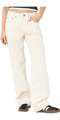 2026 Rip Curl Dame Aggie Afslappede Jeans 04MWPA - Bone