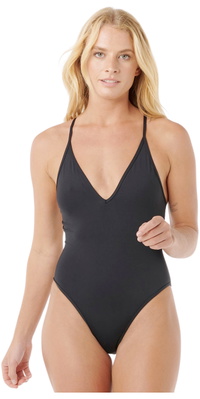 2026 Rip Curl Dame Klassisk Surf Enkelt Del Swimsuit 0SQWSW - Black