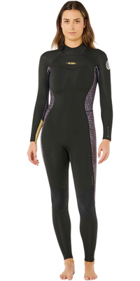 2026 Rip Curl Kvinders Dawn Patrol 4/3mm Back Zip Wetsuit 163WFS - Natural