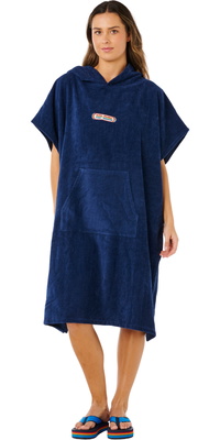 2026 Rip Curl S Icon Hooded Poncho -håndklæde 17OWTO - Dark Navy