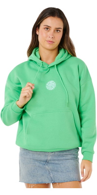 2026 Rip Curl S Icons Of Surf Heritage Hoodie Til Kvinder 06NWFL - Green