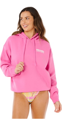 2026 Rip Curl S Surf Puff Heritage Hoodie Til Kvinder 06AWFL - Super Pink