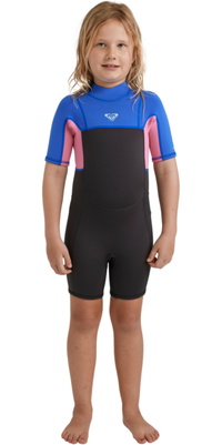 2026 Roxy Toddler Prologue + 2/ 2mm Back Zip Shorty Våddragt 26QW253501 - Cobalt