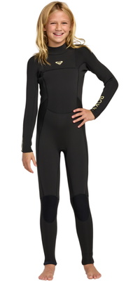 2026 Roxy Junior Prologue + 5/4mm Back Zip Våddragt 26RW213509 - Black