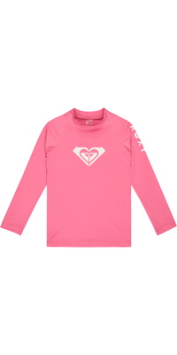 2026 Roxy Junior Whole Hearted Langærmet Lycra-trøje ERLWR03362 - Sangria Sunset