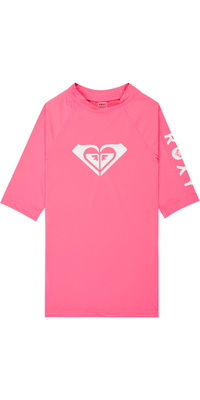 2026 Roxy Junior Whole Hearted Kortærmet Lycra-vest ERGWR03491 - Sangria Sunset