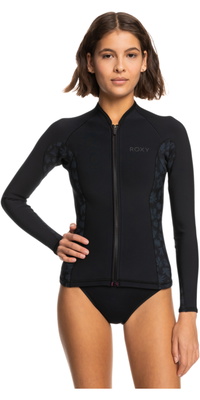 2026 Roxy 1mm Swell Series Wetsuit Jacket ERJW803030 - Black