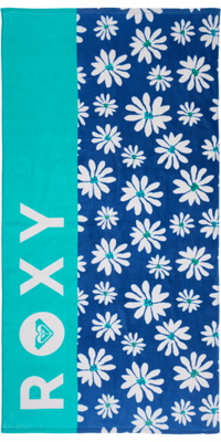 2026 Roxy Kvinders Koldt Vand Trykt Basis Håndklæde ERJAA04360 - Coconut Milk Flower Soul