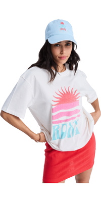 2026 Roxy S Hangloose Poster Kortærmet T-shirt Til Kvinder ERJZT06090 - Coconut Milk