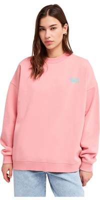 2026 Roxy -kollektion Til Kvinder Oversized Crew -hals Fleece ERJFT05069 - Plumeria