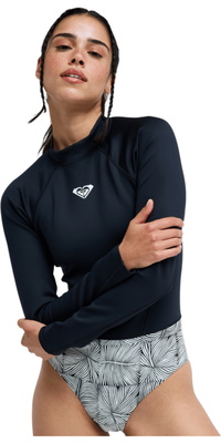 2026 Roxy Dame-surfdragt Med Lange ærmer Fra Pro , Model ERJWR03930 - Anthracite Popiscus