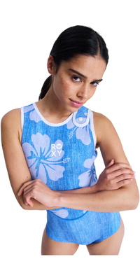 2026 Roxy Dame Rise Naturfarvet 1mm Helkrops-våddragt 26BW263500 - Denim