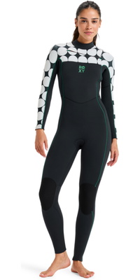 2026 Roxy Kvinder Rise Naturlig 3/2mm Chest Zip Våddragt 26BW213506 - Salt Krystal