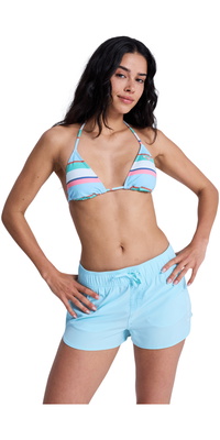 2026 Roxy Dame- Roxy -Wave 2 Boardshorts ERJBS03298 - Tanager Turquoise