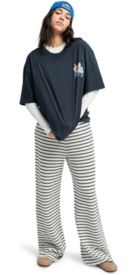 2026 Roxy -T-shirt Til Kvinder, Oversize, Vasket ERJZT06081 - Anthracite