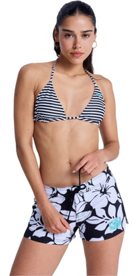 2026 Roxy To Dye For 3 PRT-boardshorts Til Kvinder ERJBS03345 - Anthracite The Big Mo