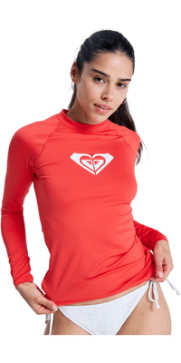 2026 Roxy Langærmet Lycra-vest Til Kvinder Fra Whole Hearted, ERJWR03547 - Hibiscus