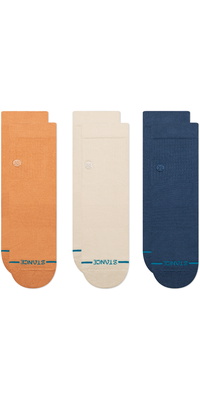 2026 Stance Unisex Icon Quarter 3-pak Sokker A356A21IQP - Mango