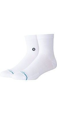 2026 Stance Unisex Icon Quarter-sokker A356A21IQT - White