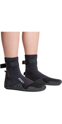 2026 ZONE3 Heat- Tech Dura 4mm Svømmefodtøj NA26UHTDS101 - Black