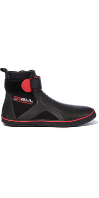 2025 Gul All Purpose 5mm Lace Up Dinghy Boots BO1304-B2 - Black / Rød