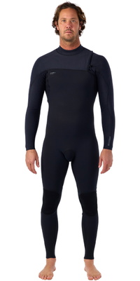 2026 ONeill Mens HyperFreak Comp 3/2mm Zip Free Våddragt 4970 - Black