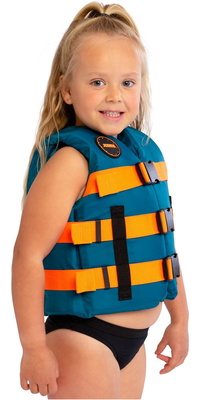 2026 Jobe Junior Nylon 50N Redningsvest 244823015 - Teal