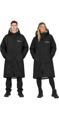 2026 Northcore Beach Basha Sport Langærmet Skiftetøj Robe / Poncho NOCO24N - Black