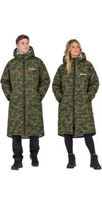 2026 Northcore Beach Basha Sport Langærmet Skiftetøj Robe / Poncho NOCO24N - Camo