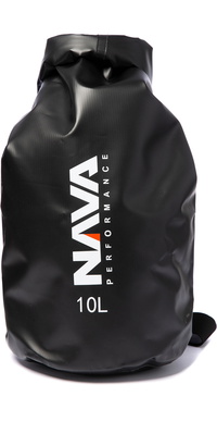 2026 Nava Performance 10l Drybag Med Skulderrem Nava006 - Sort