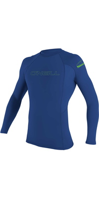 2026 O'neill Ungdoms Basale Skins Langærmet Udslæt Vest 3346 - Pacific