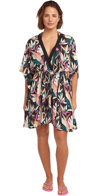 2026 ONeill Dame Basis Tokeena Cover Up Kjole 1300138 - Black Wmns Tropicana
